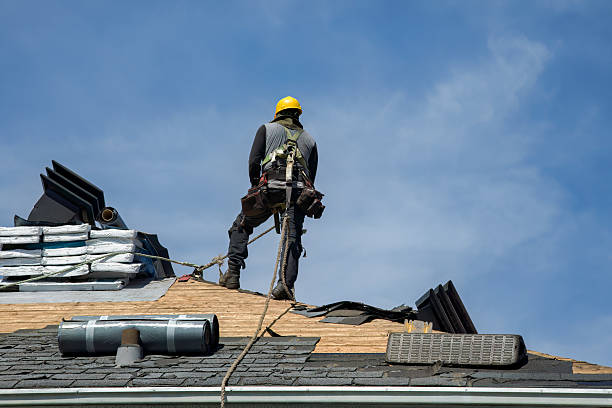 Professional Roof Replacement technician working in Orbisonia, PA
